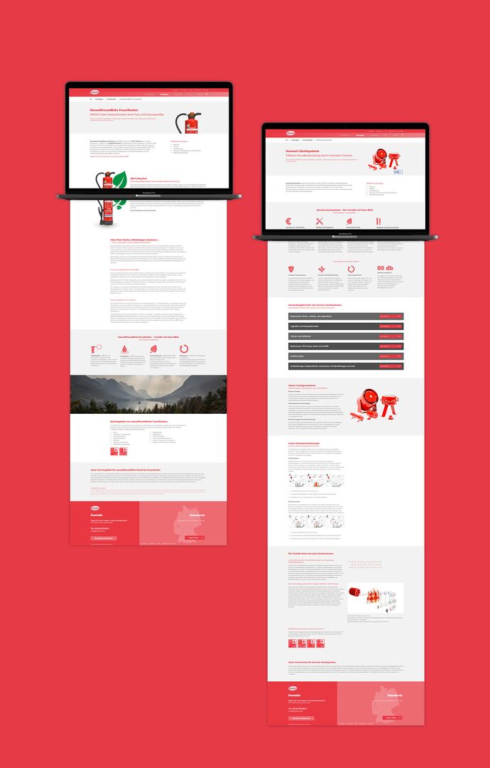 Startseite nach Relaunch Webseite mittelständisches Unternehmen