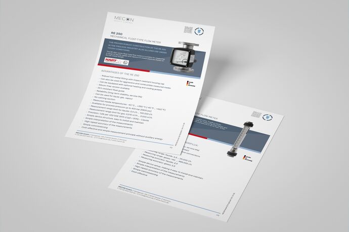 Ansicht von Produktdatenblätter der Messtechnik